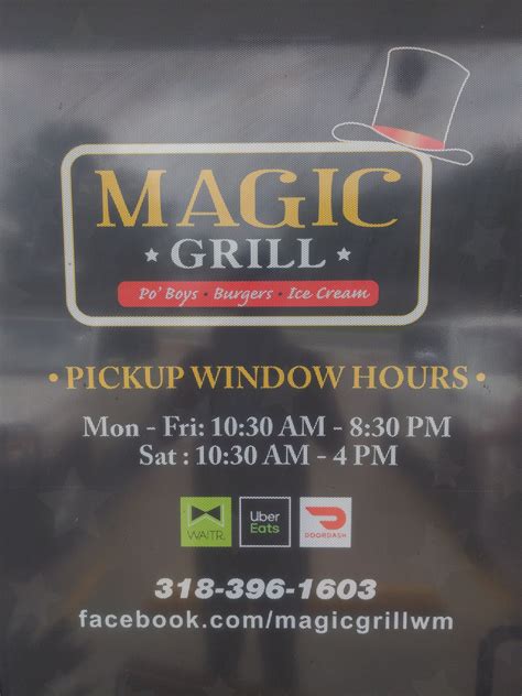Delight in the Magical Menu Offerings at Magic Grill in West Monroe